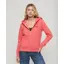 Superdry essential logo zip hoodie Pink