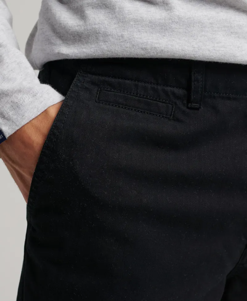 Superdry Officer Chino Short Black-2