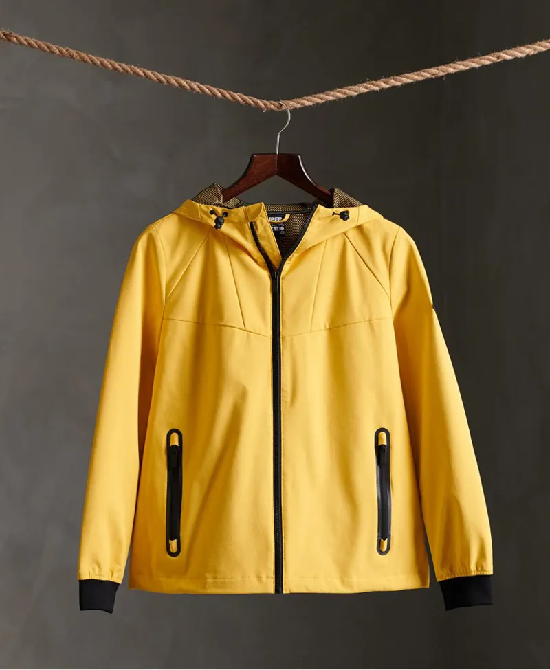 Superdry lightweight shower proof cagoule Yellow