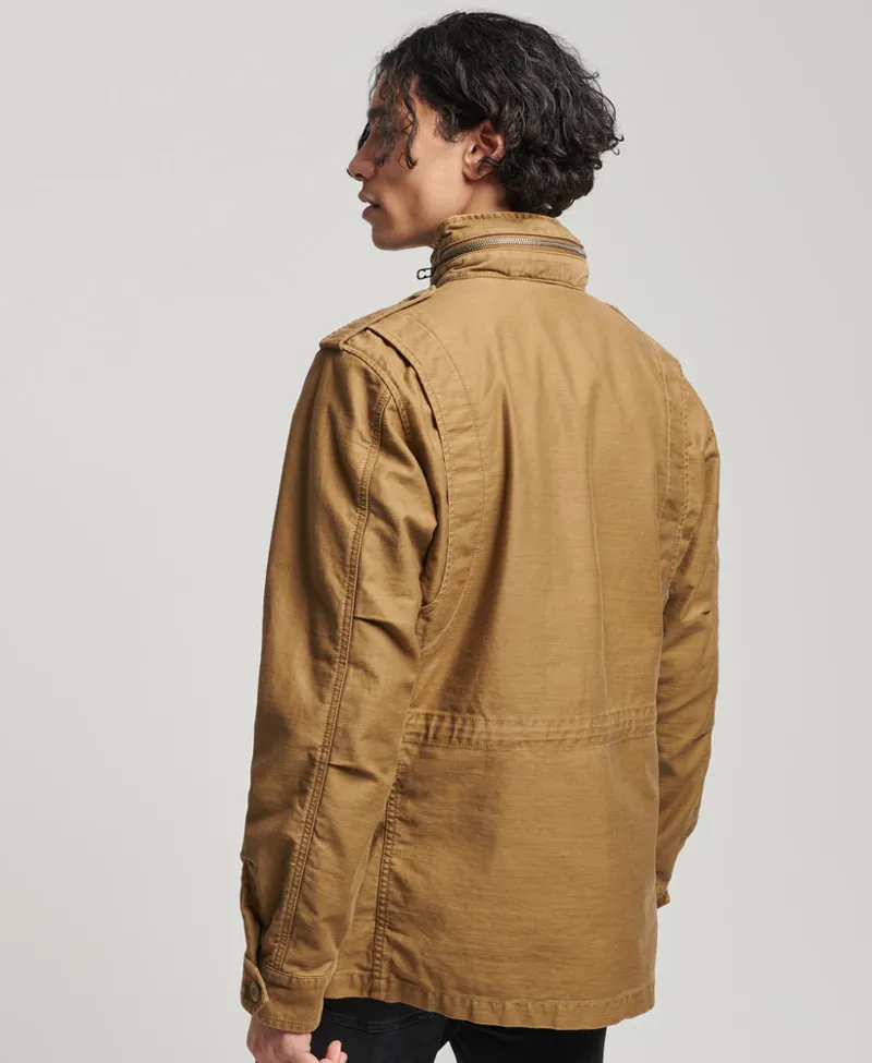 Tan military jacket online