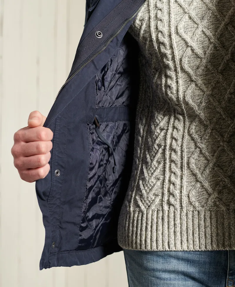 Superdry Rookie Military Jacket Navy-5