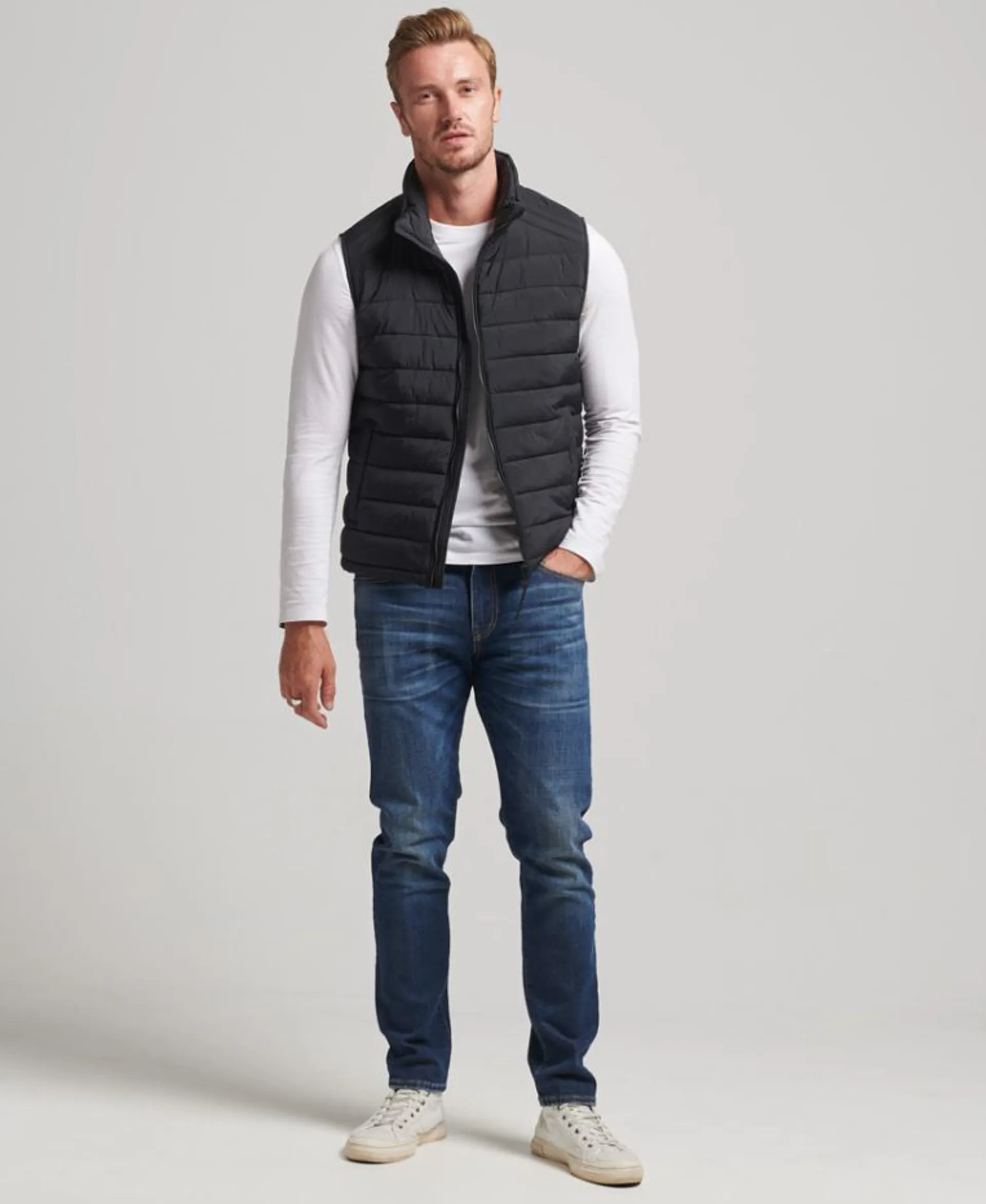 Superdry Studio Lightweight Padded Gilet Black