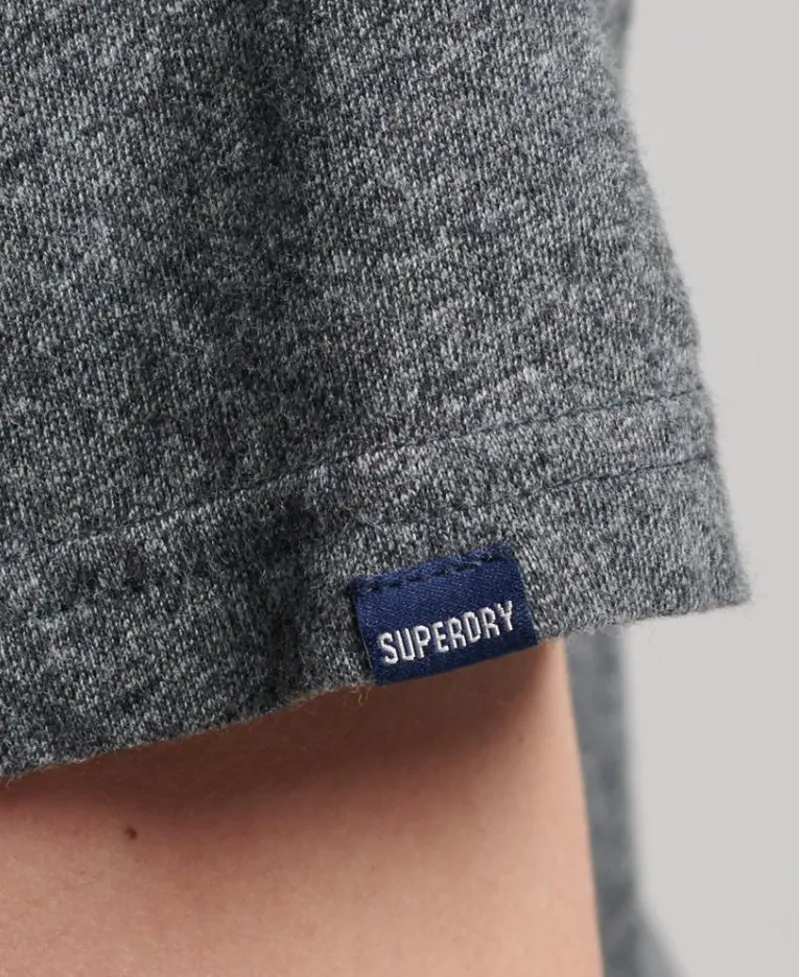 Superdry Vintage Logo Embroidered T-shirt Charcoal Marl XXXL ONLY-4