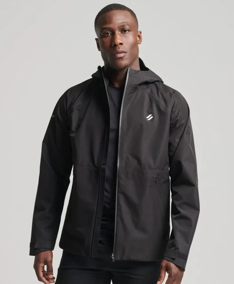Superdry Waterproof Jacket Black