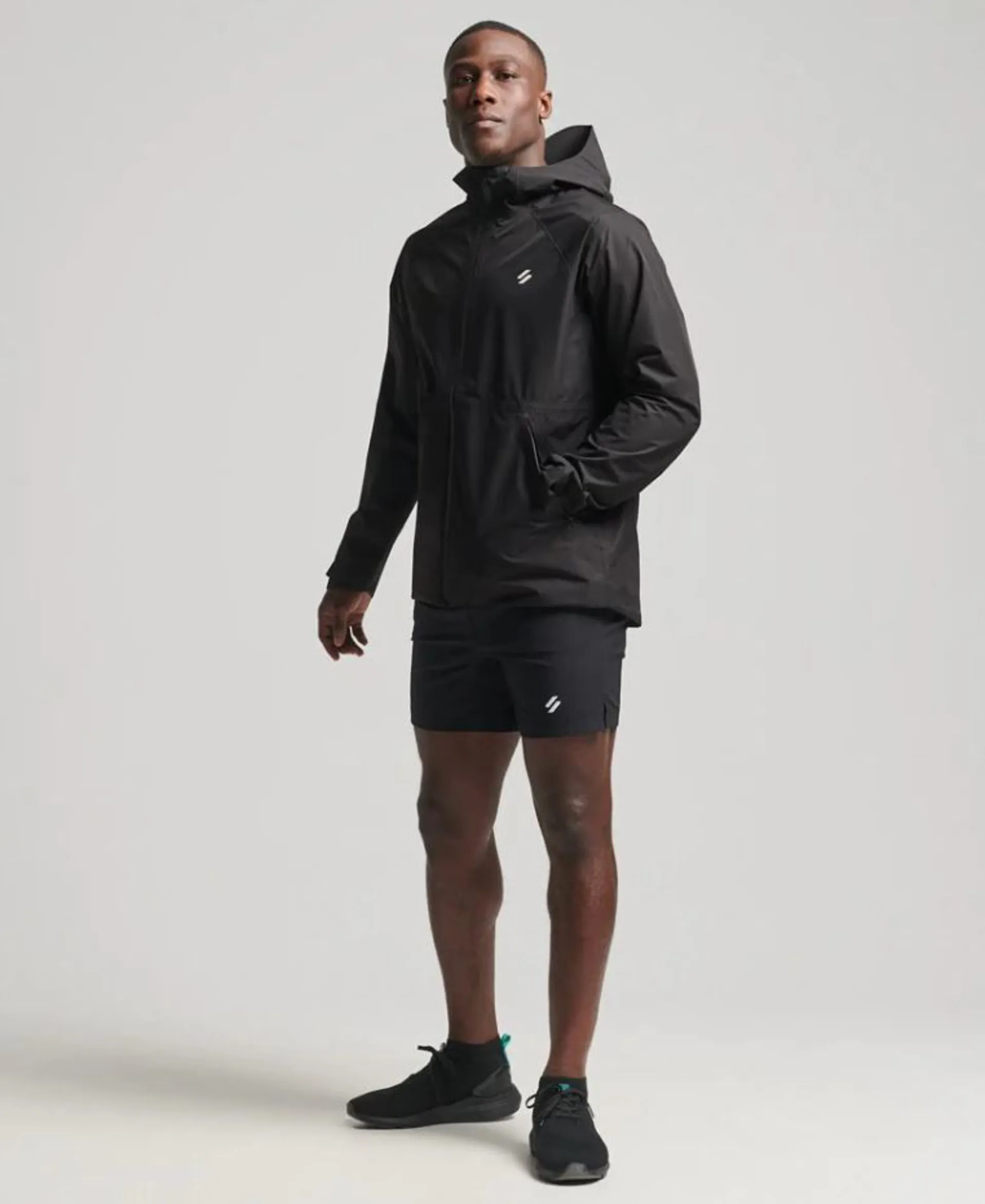 Superdry Mens M5311285A 02A Waterproof Jacket Black