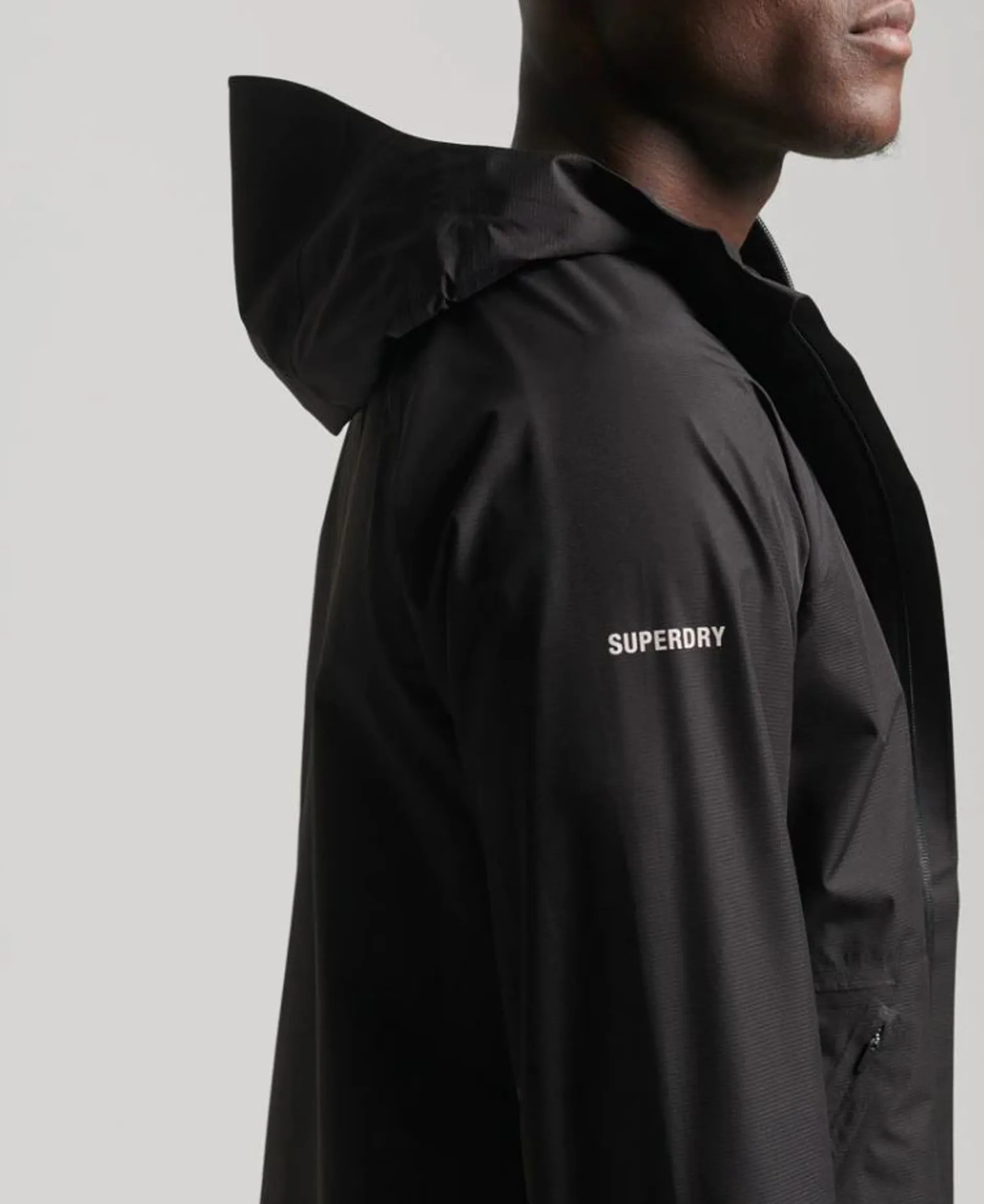 Superdry Waterproof Jacket Black