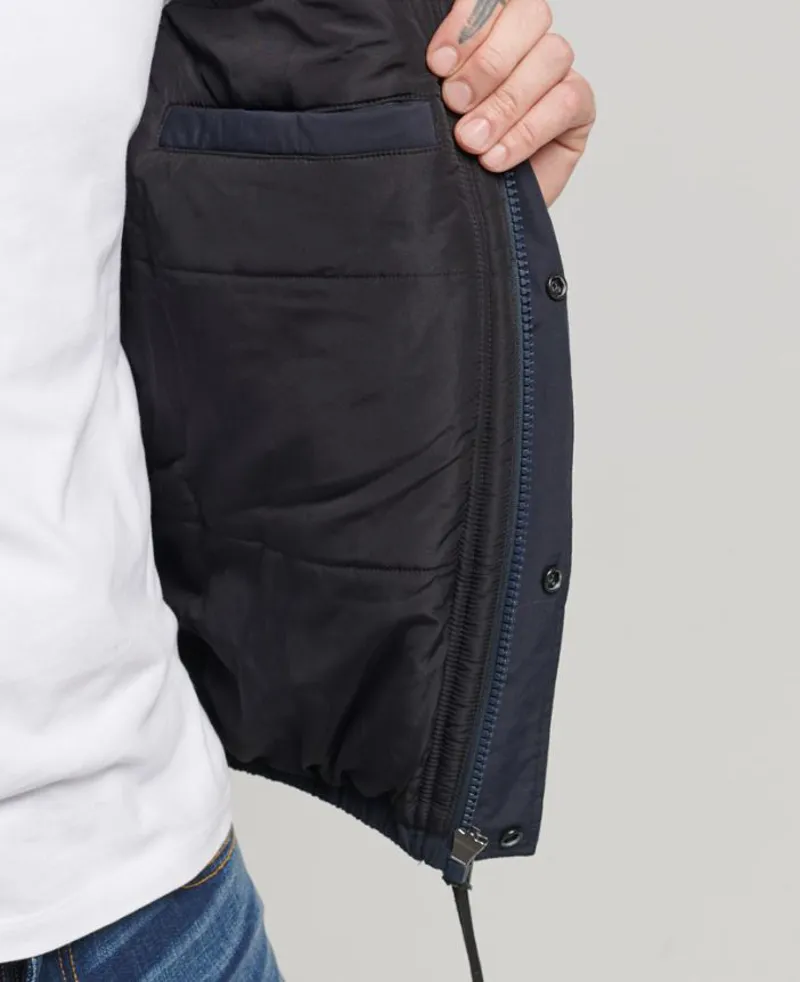 Superdry Mountain Puffer Coat Eclipse Navy-5