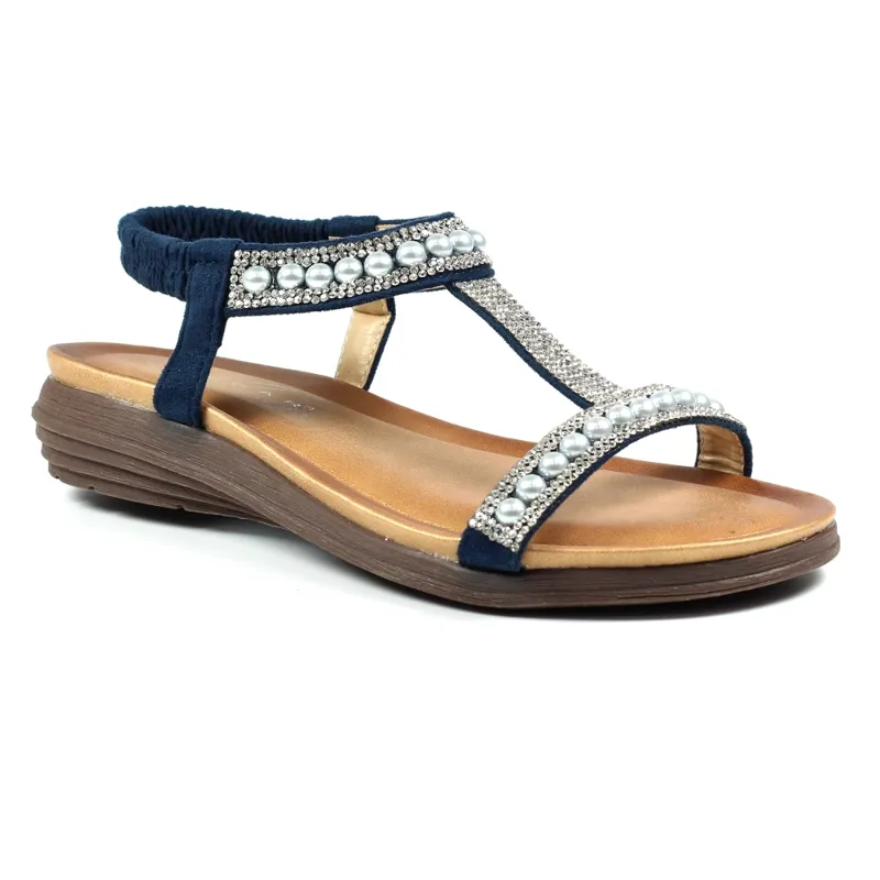 Lunar Tancy pearl sandal Navy