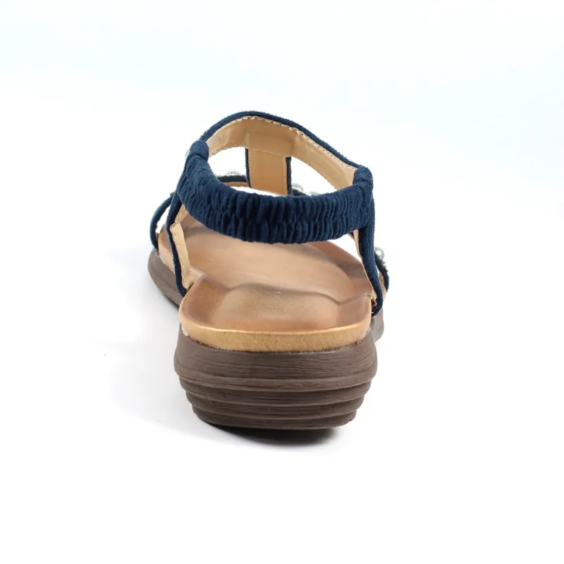 Lunar Tancy pearl sandal Navy-2
