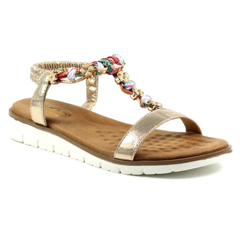 Lunar tempo gold sandal Gold
