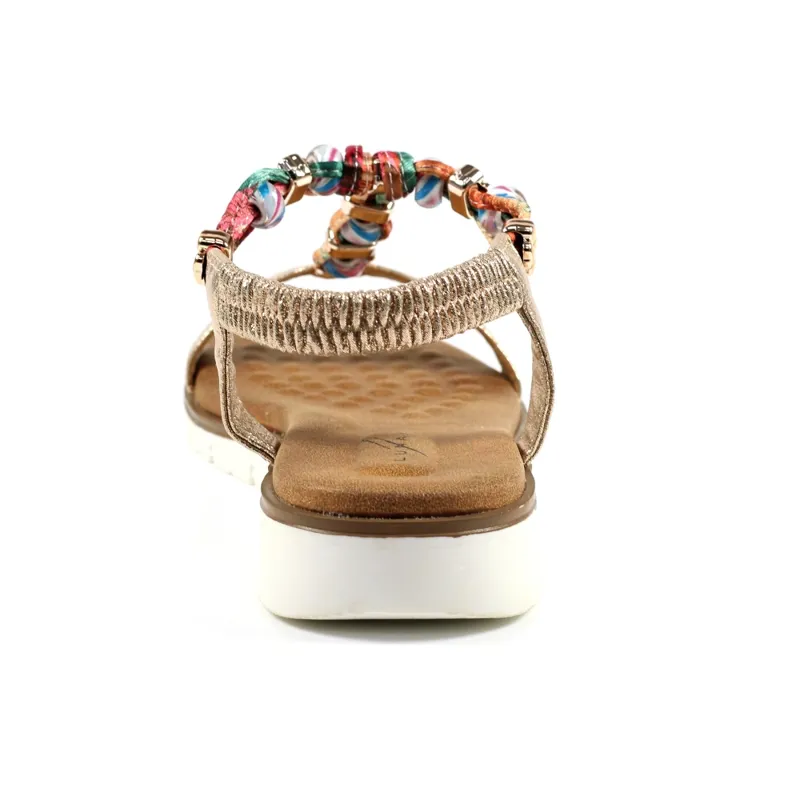 Lunar tempo gold sandal Gold-2