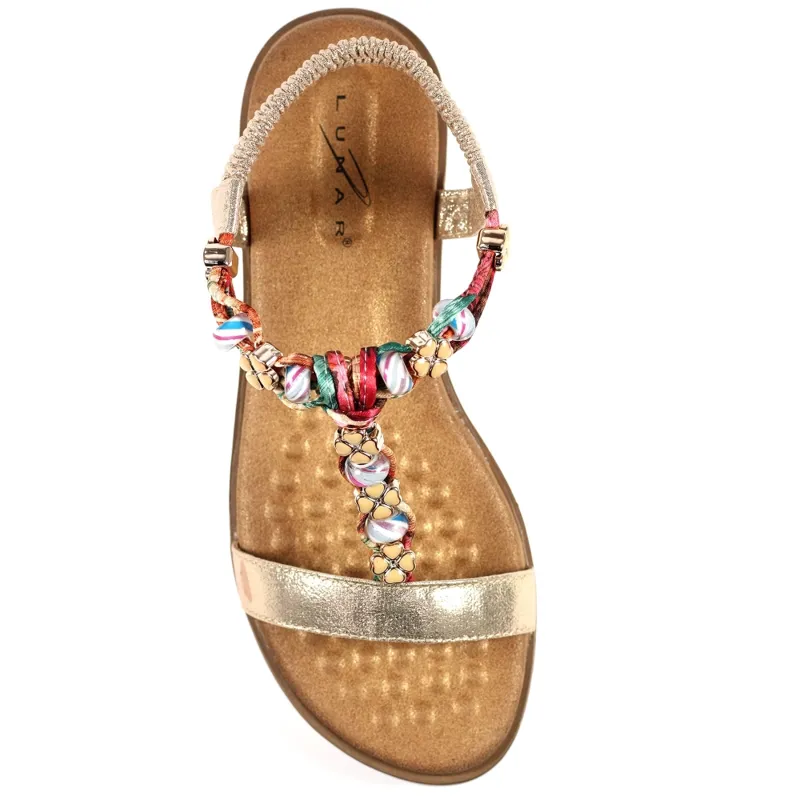 Lunar tempo gold sandal Gold-3