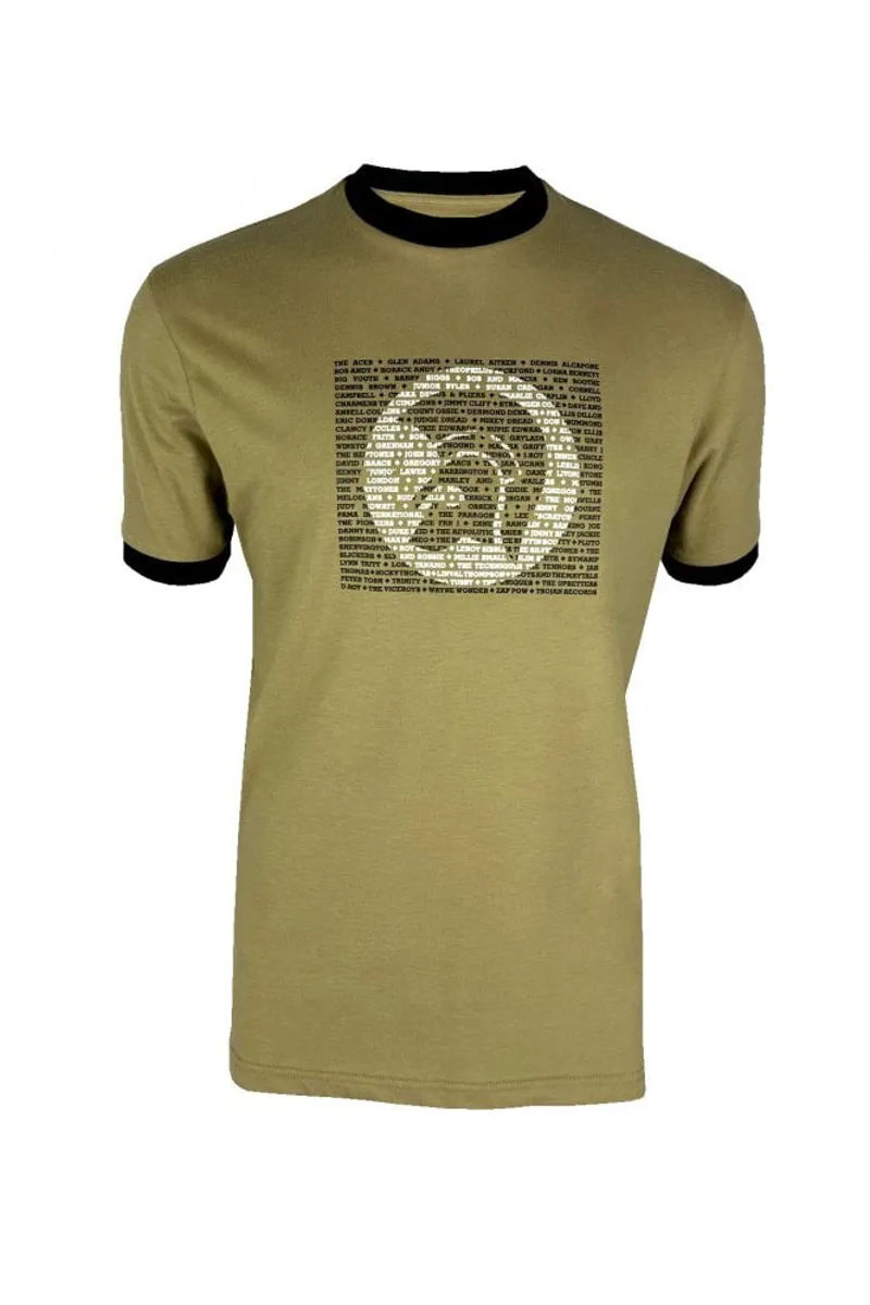 Trojan Artist Logo T-Shirt Camel SIZE MEDIUM ONLY-1