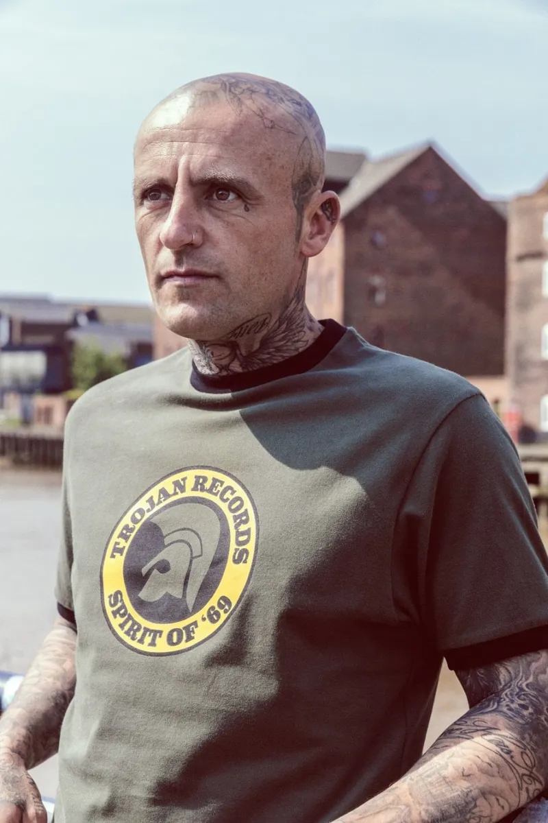 Trojan Spirit Of '69 Logo T Shirt Green -1