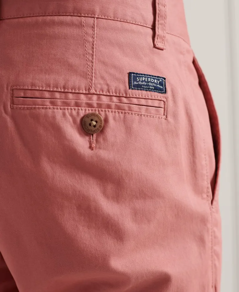 Superdry Core Slim Chinos Pink-3