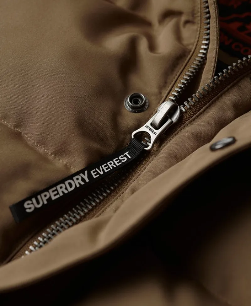 Superdry Everest Hooded Puffer Jacket Khaki XL ONLY LAST ONE-3
