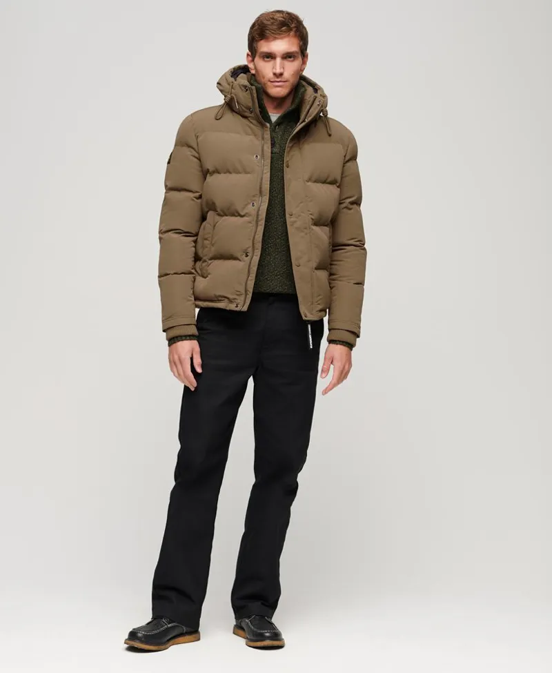 Superdry Everest Hooded Puffer Jacket Khaki XL ONLY LAST ONE-4