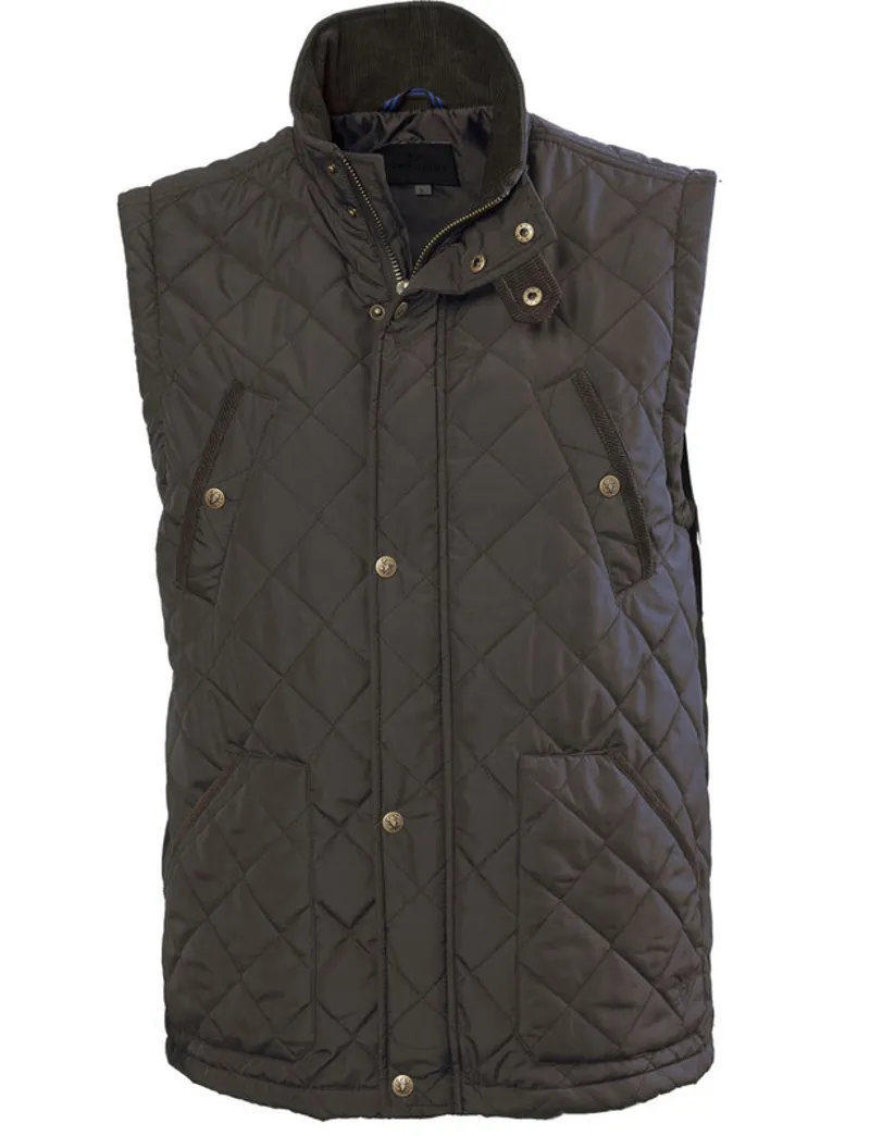 Vedoneire Quilted Gilet Green