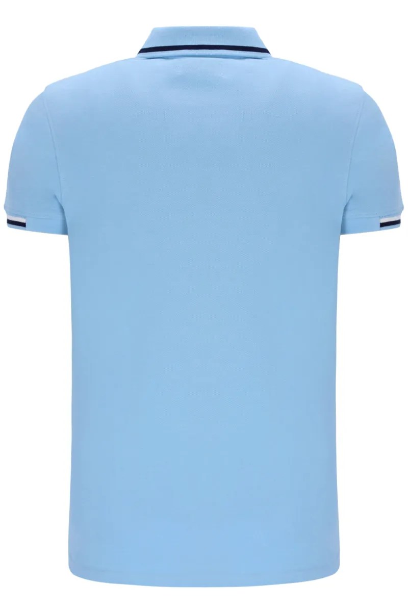 Sergio Tacchini Leone Polo T-shirt Sky Blue-2