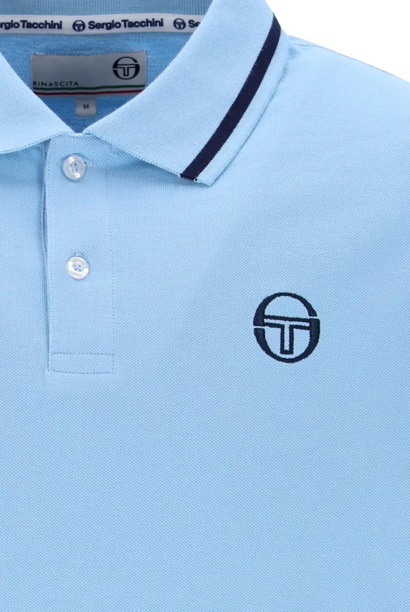 Sergio Tacchini Leone Polo T-shirt Sky Blue-1