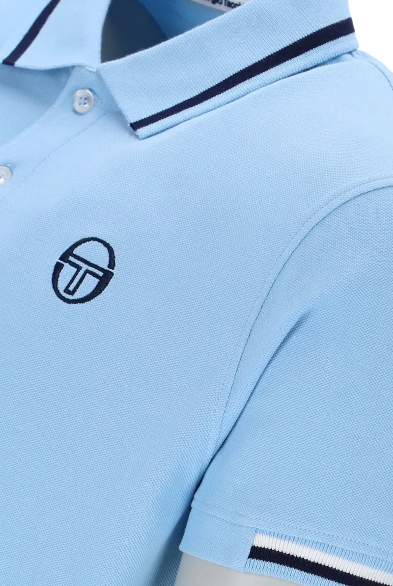 Sergio Tacchini Leone Polo T-shirt Sky Blue-3