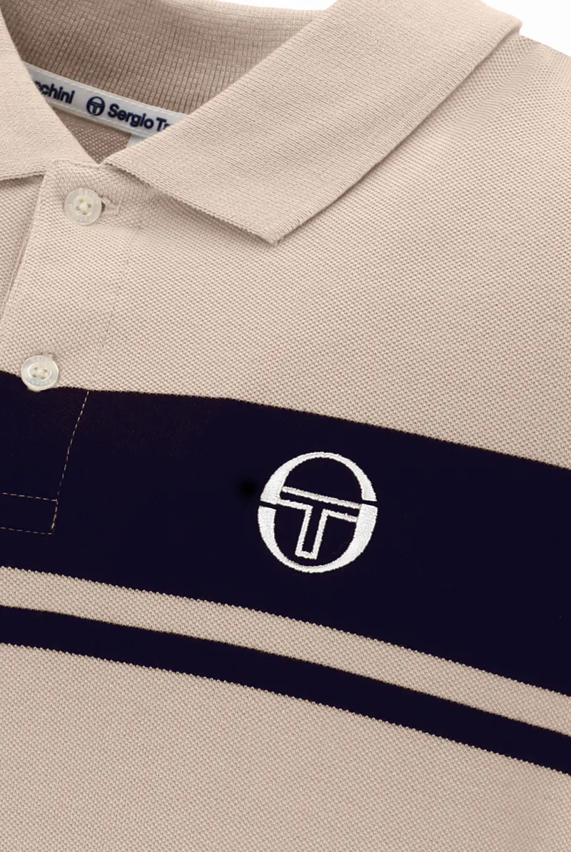 Sergio Tacchini Young Line Polo T-shirt Humus / Blue-1