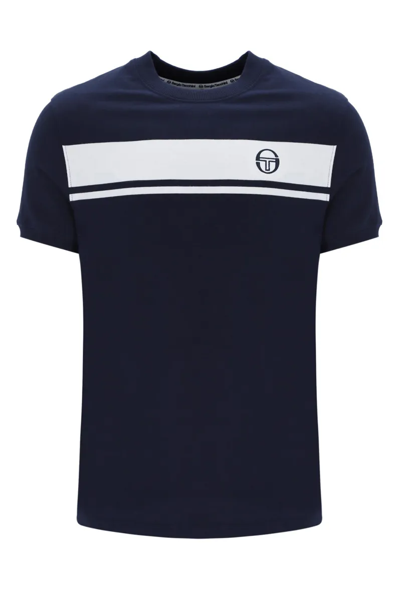 Sergio Tacchini Masters T-shirt Navy / White 