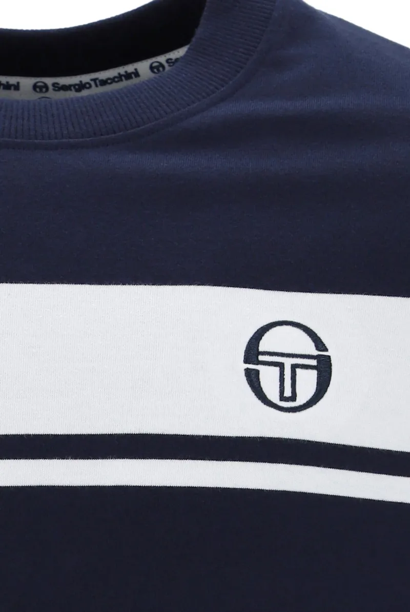 Sergio Tacchini Masters T-shirt Navy / White -2