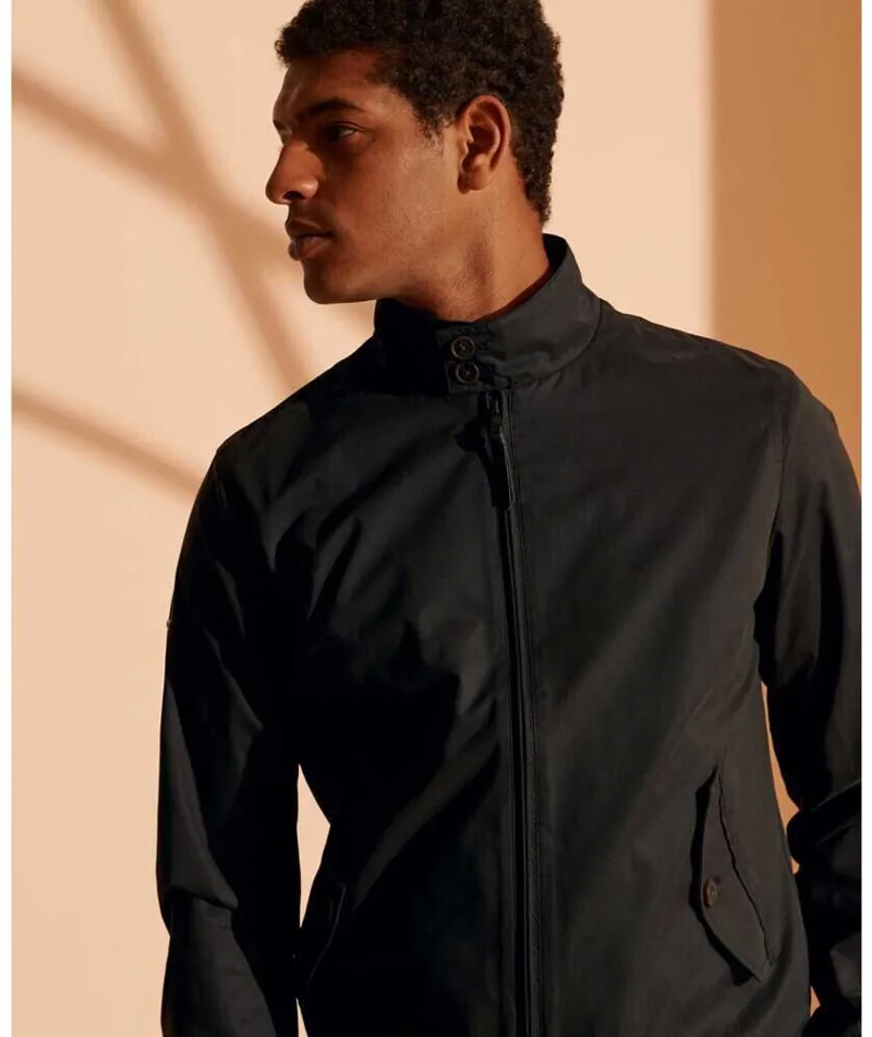 Superdry Iconic Harrington Jacket Black-1