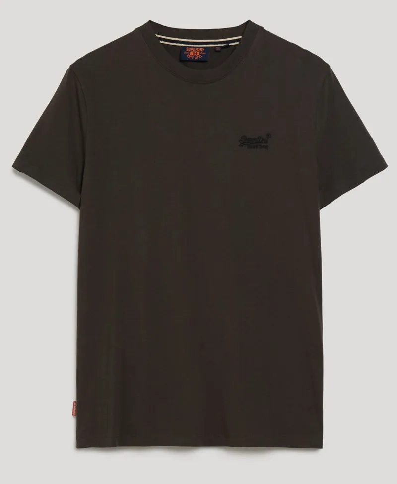 Superdry Embroidered Logo T-Shirt Vintage Black 