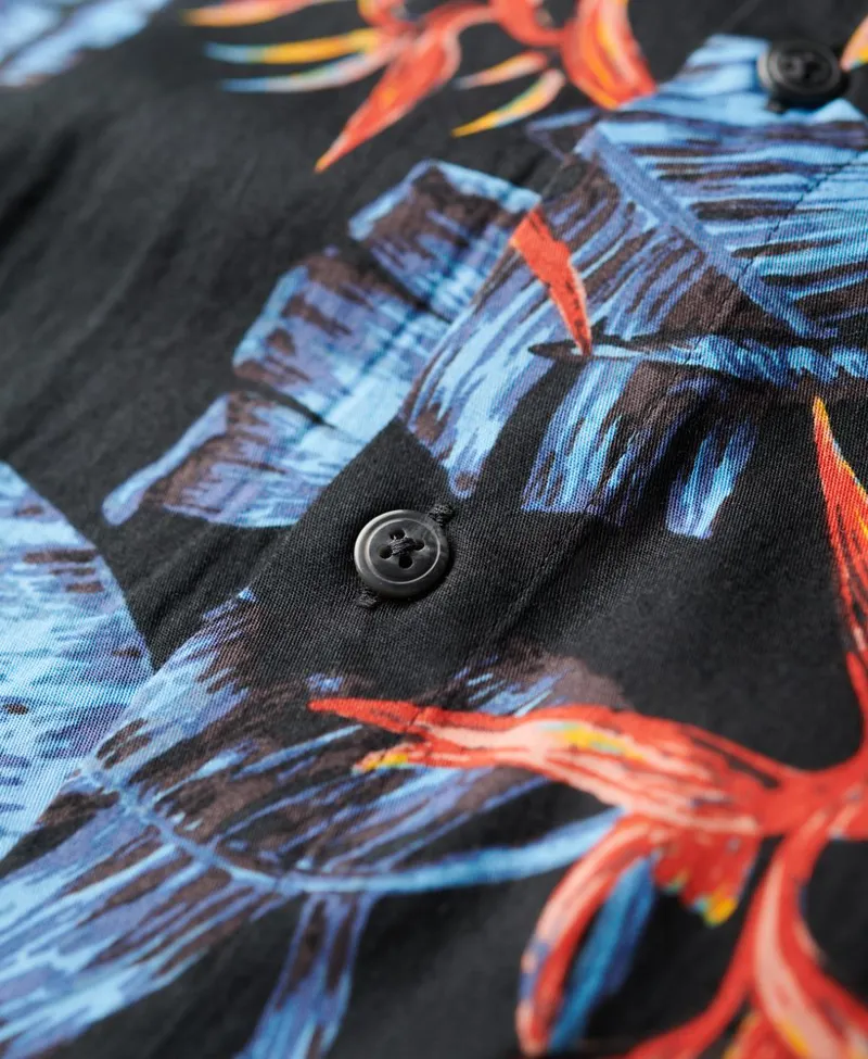 Superdry Hawaiian SS Shirt Dark Navy XXXL ONLY LAST ONE-1