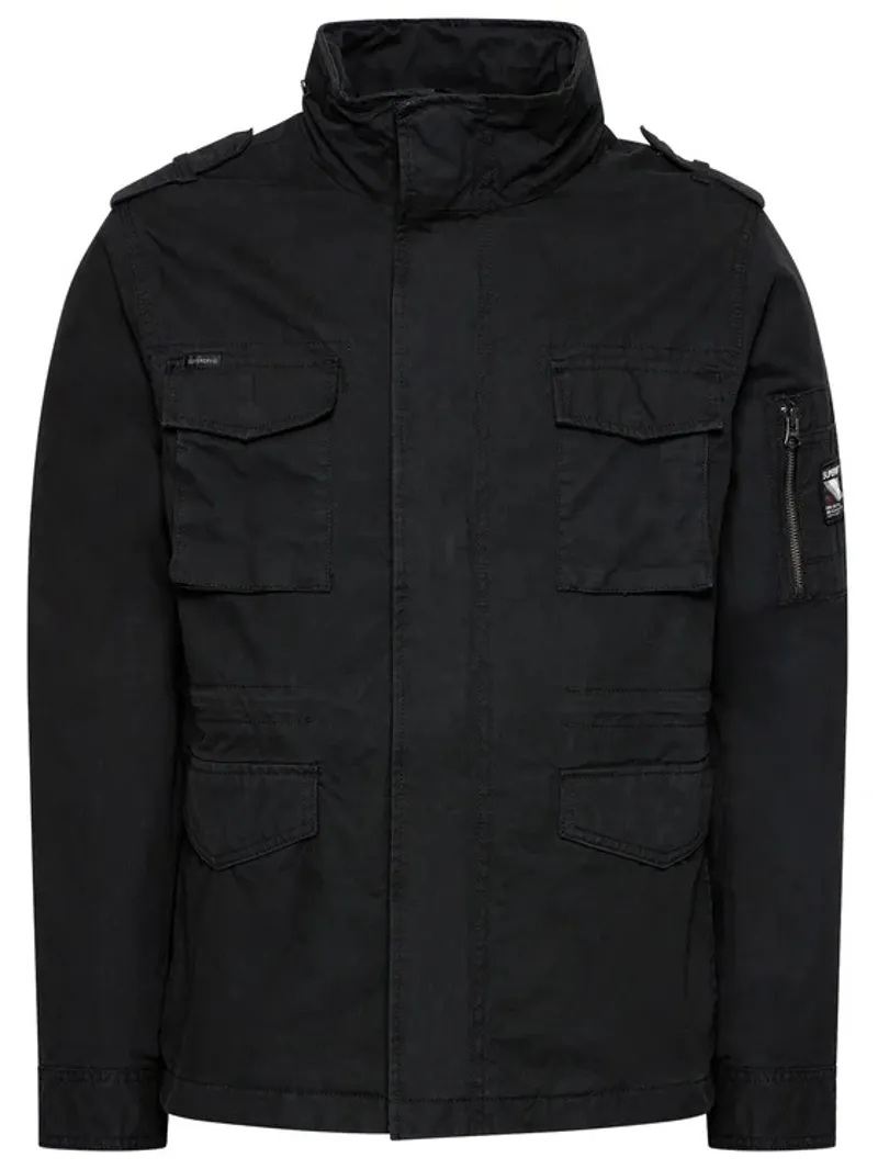 Superdry Classic Rookie Jacker Washed Black -4