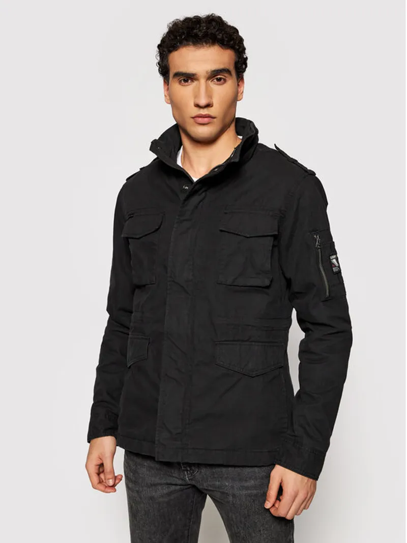 Superdry Classic Rookie Jacker Washed Black 