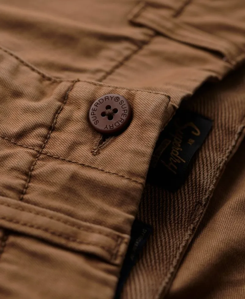 Superdry Officer Chino Short Tobacco-3
