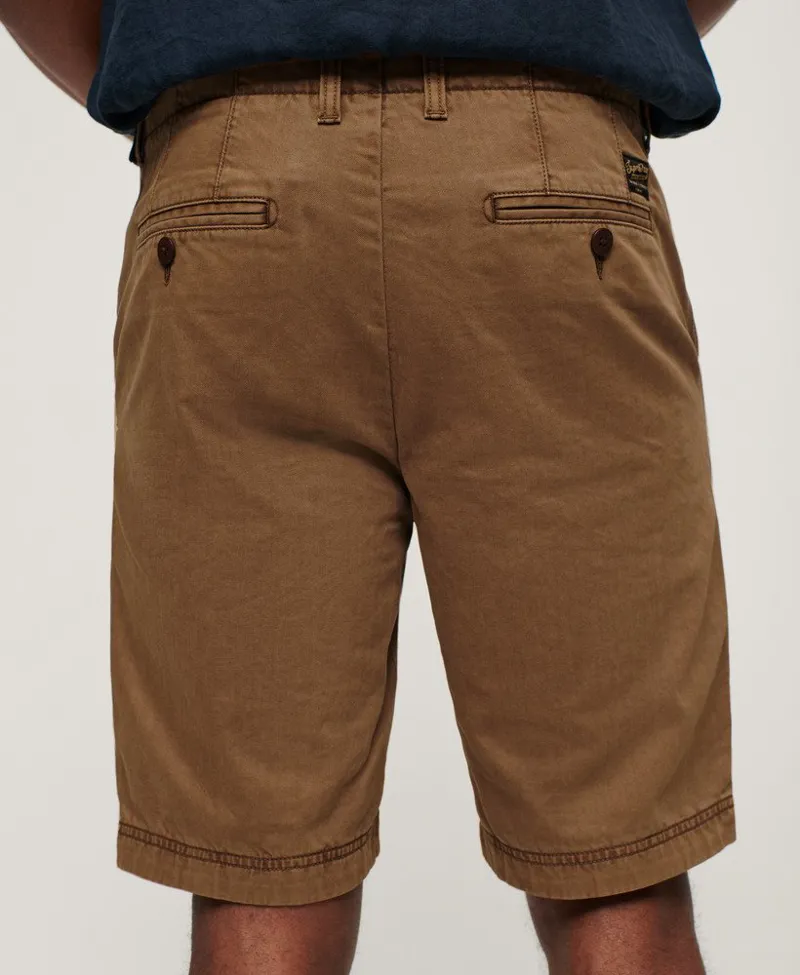 Superdry Officer Chino Short Tobacco-5