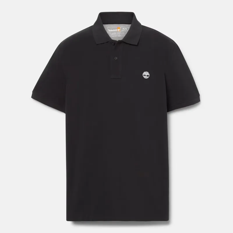 Timberland TB0A26N4 001 Mens Millers River Polo Shirt Black